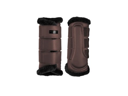 modern mocha brushing boots benskydd gamaschen beenbeschermers 1