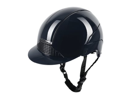 SWING H24 Glossy – jazdecká prilba, modrá