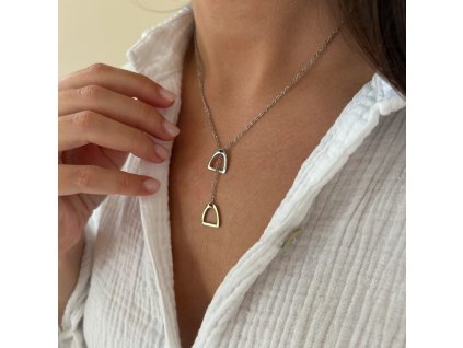 collier OLAFF acier inoxydable pour cavaliere