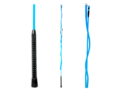 Waldhausen lonžovací bič – modrý