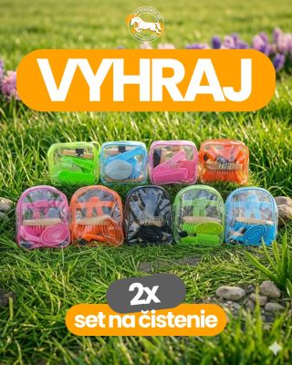 🎁 SÚŤAŽ o farebné sety na čistenie pre koňa! 🐴 Tieto praktické sety (ruksak alebo taštička) máme v rôznych krásnych...