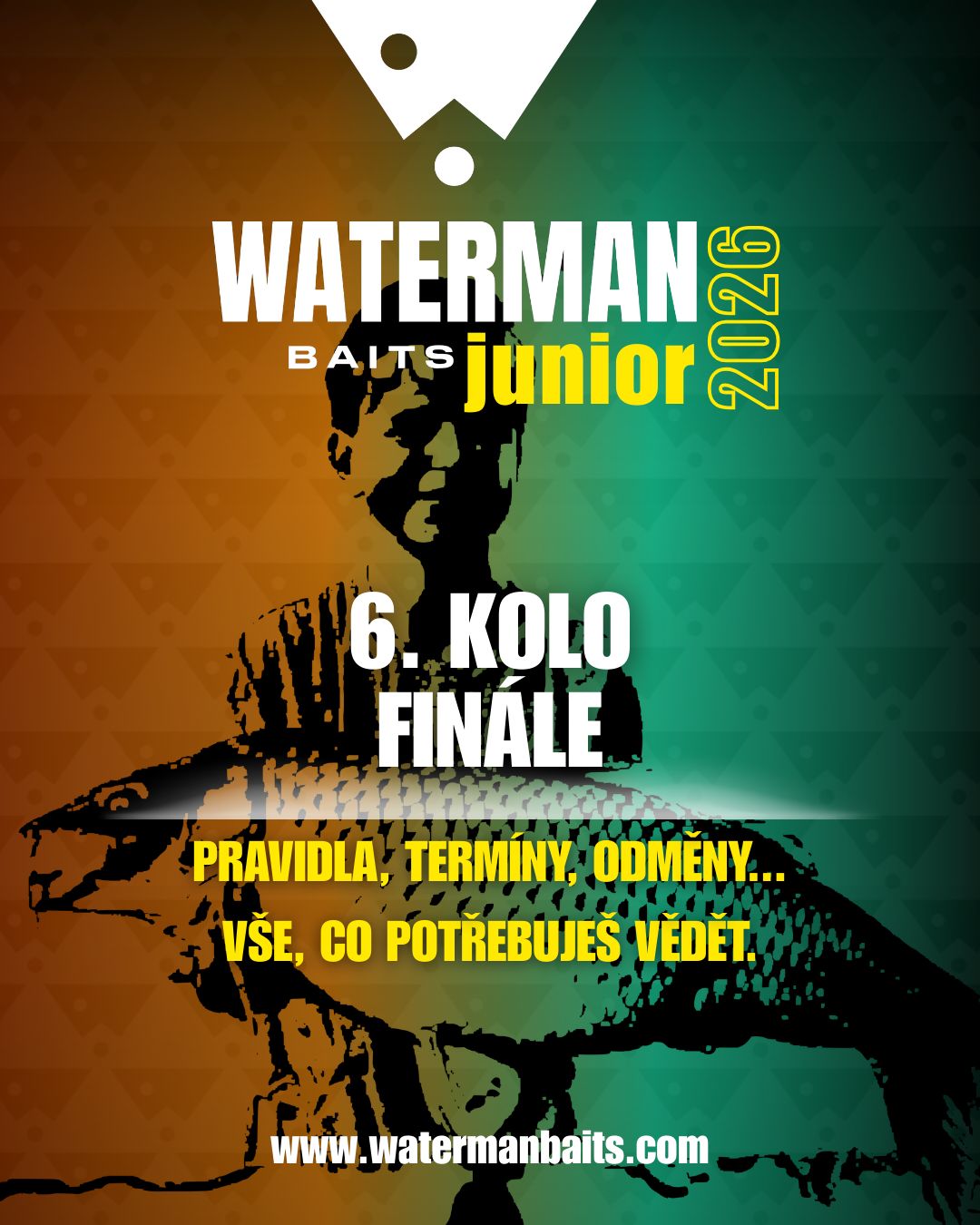 6. kolo - Finále Waterman Baits Junior 2026 - 12. 6. – 14. 6. 2026
