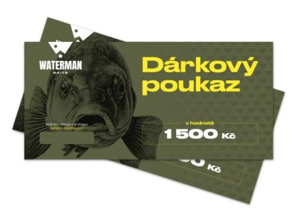 Dárkový poukaz pro nákup v e-shopu 1500 kč