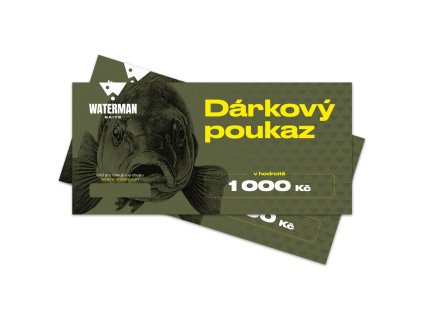 dárkový poukaz vouchery 1000 kč