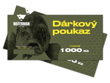 Digitální dárkový poukaz jako rychlý dárek 1000 kč