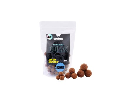 Boilies PREMIUM FISH KRILL Waterman Baits – balení 500g