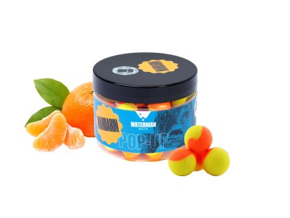 Waterman Baits pop-up boilies mandarinka – plovoucí nástraha na kapry