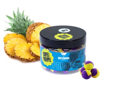 waterman baits Pop-up boilies Ananas / Scopex – sladká nástraha na kapry