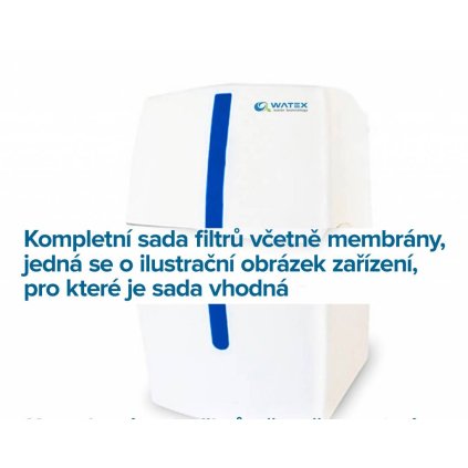 Sada náhradních filtrů pro Nanofiltr WATEX AquaCalcium double BLUE
