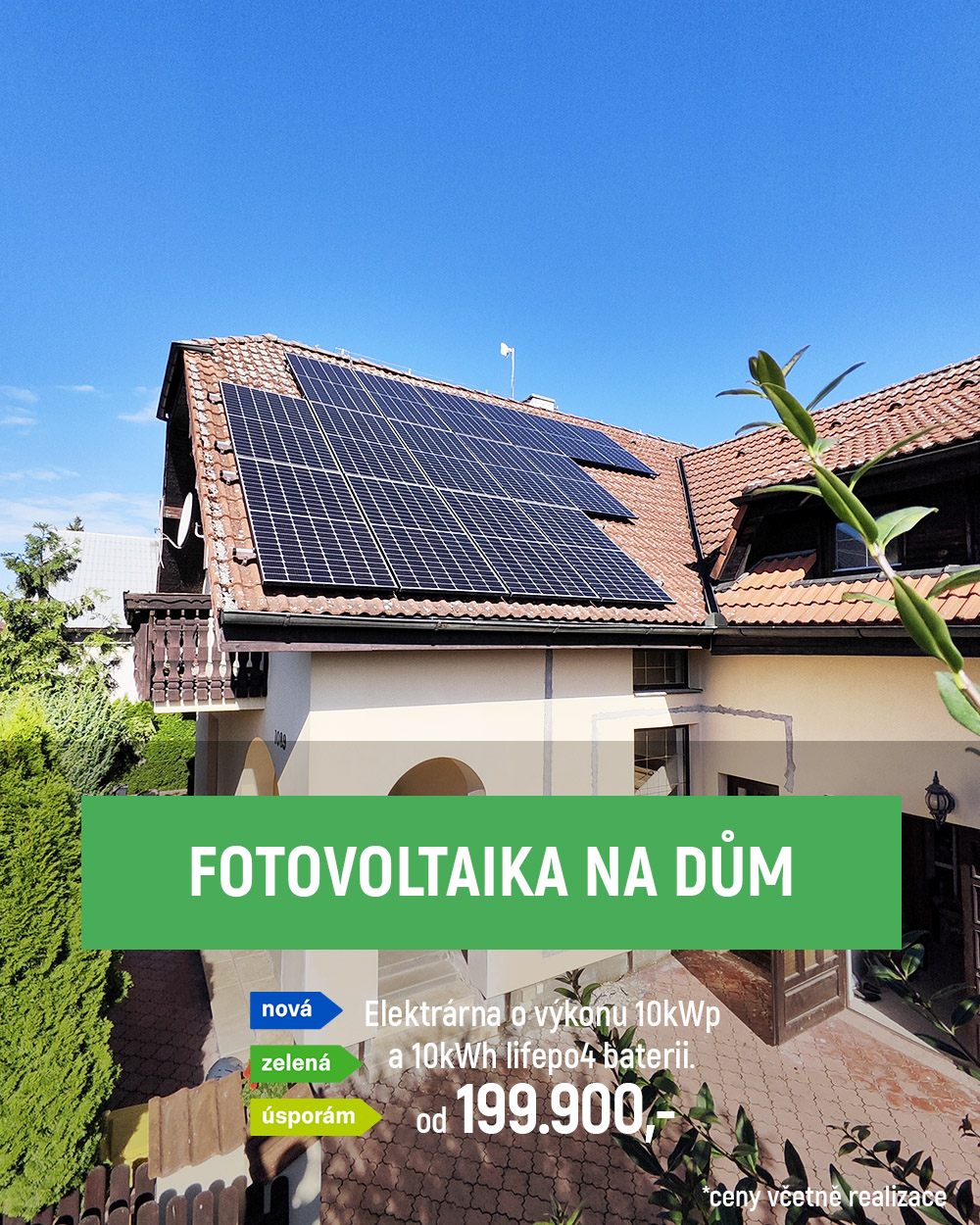 Fotovoltaika na rodinný dům