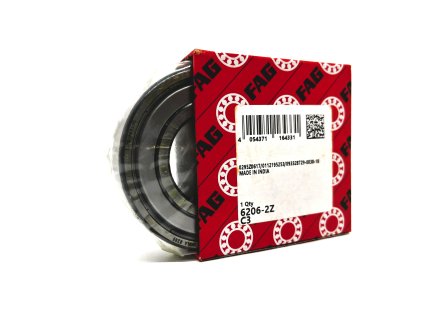 FAG 6206-2Z C3 – radiální kuličkové ložisko s kovovým těsněním