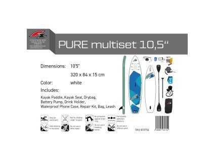 paddleboard F2 Pure 10'5'' Multiset