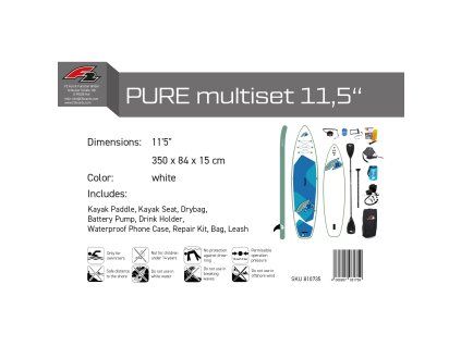 paddleboard F2 Pure 11'5'' Multiset