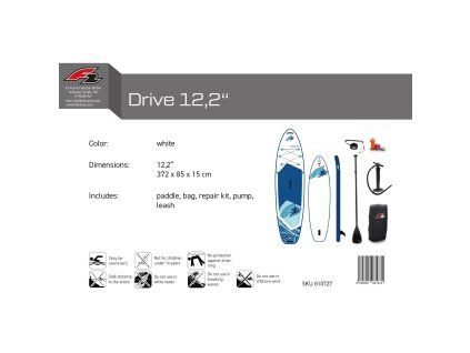 paddleboard F2 Drive 12'2'' WHITE