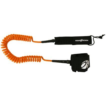 leash AQUADESIGN kroucená oranžový