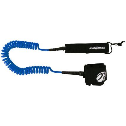 leash AQUADESIGN kroucená modrý