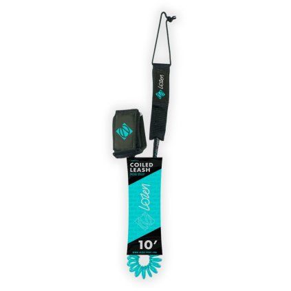 leash LOZEN coiled modrý