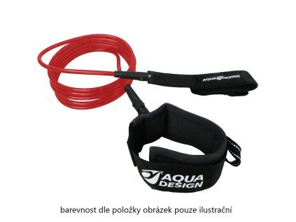 leash AQUADESIGN SUP Straight 10' červený