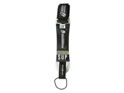 leash AQUADESIGN SUP Straight 10' bílý