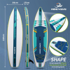 Ridewave Touring Voyager PRO 10'6" (320 cm) - touring paddleboard