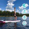 FunWater Pink Tiki 10'6" (320 cm) paddleboard s kosmetickou vadou