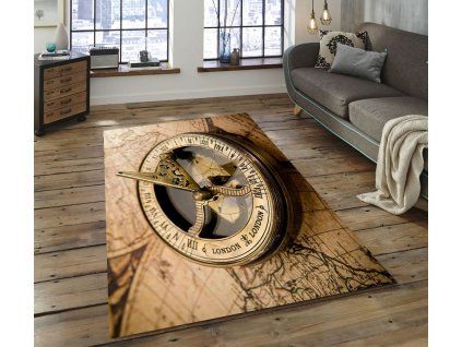 3D Koberec Kompas