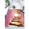 3D Koberec Růžová Cesta do Světla