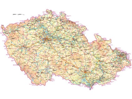 Mapa ČR na SD kartě