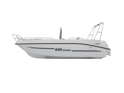 GIANT 600 1, sportovní laminátový člun