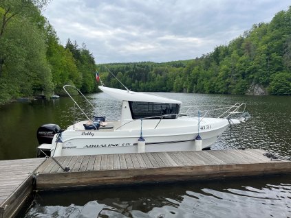 Aqualine 645 + Mercury F 150 L EFI a lodním vlekem Tema Boat 20 - POUŽITÁ TOP STAV!