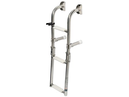 Schůdky do vody 3 stupně, úzké, bílé AISI316 49.573.03