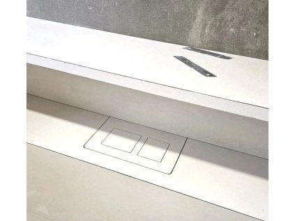 Versteckt bettatigunsplate kompatible omega