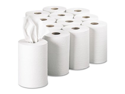Ručník v roli MIDI, extra bílý, 12rolí