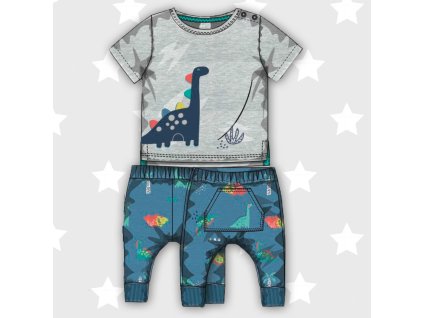 Chlapecký set - tričko a tepláky, Minoti, Spike 6, modrá (Varianta 62/68)