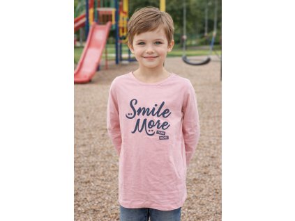 Dívčí tričko VENERE Smile more dlouhý rukáv