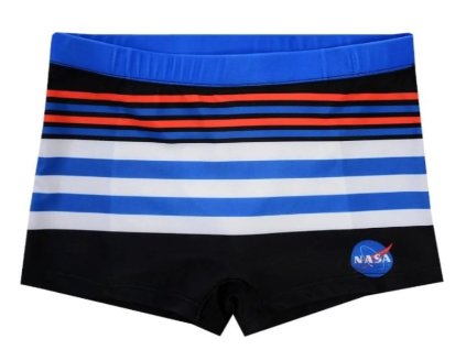 Plavky NASA boxerky chlapecké černé