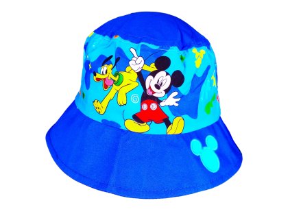 Klobouk MICKEY A PLUTO chlapecký modrý tmavý (Barva Modrá tmavá, Velikosti 52)