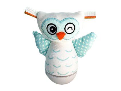 184077 usinaci sova roly poly s efekty 16 cm