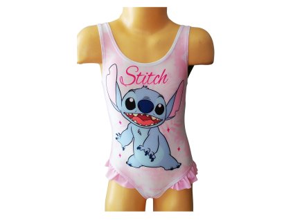 Dívčí plavky LILO&STITCH jednodílné růžové