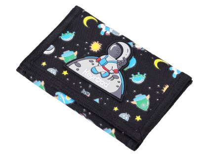 Chlapecká peněženka KOSMONAUT 3D černá
