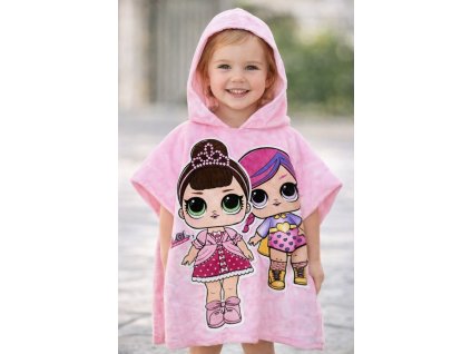 Bavlněné pončo L.O.L. s kapucí