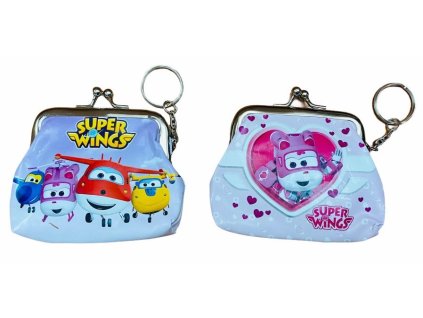 Dívčí peněženka SUPER WINGS zavírání na klips