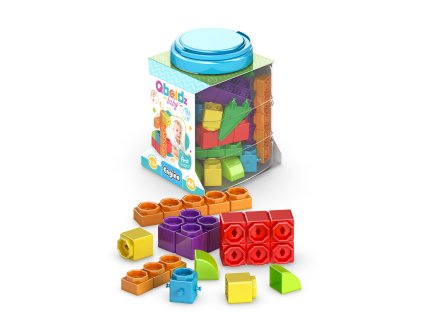 187638 engino stavebnice baby qboidz my first steps set stredni