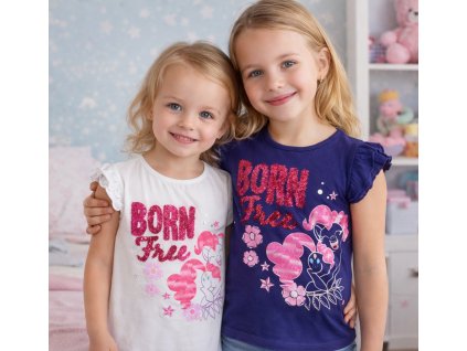 Dívčí tričko MY LITTLE PONY born free krátký rukáv