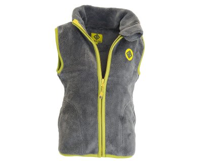 vesta dětská chlupatá se stojáčkem, Pidilidi, PD1140-09, šedá (Varianta 104)