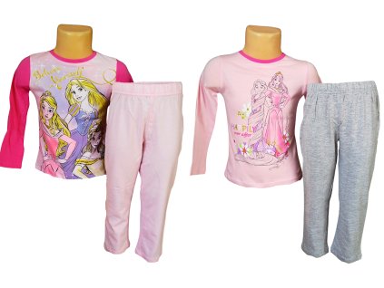 Dívčí pyžamo PRINCEZNY dlouhé