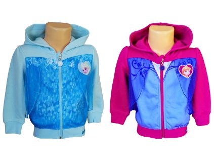 Dívčí mikina FROZEN s tylem na zip