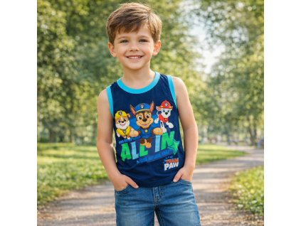 Chlapecké letní tílko TLAPKOVÁ PATROLA