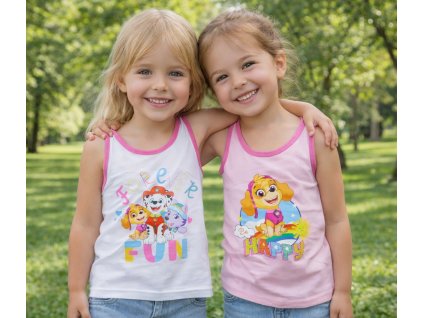 Dívčí letní tílko TLAPKOVÁ PATROLA