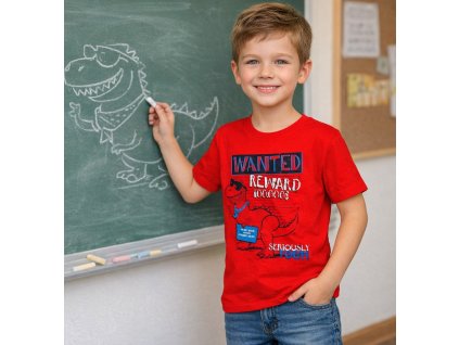 Chlapecké tričko JURSKÝ SVĚT - DINOSAURUS krátký rukáv